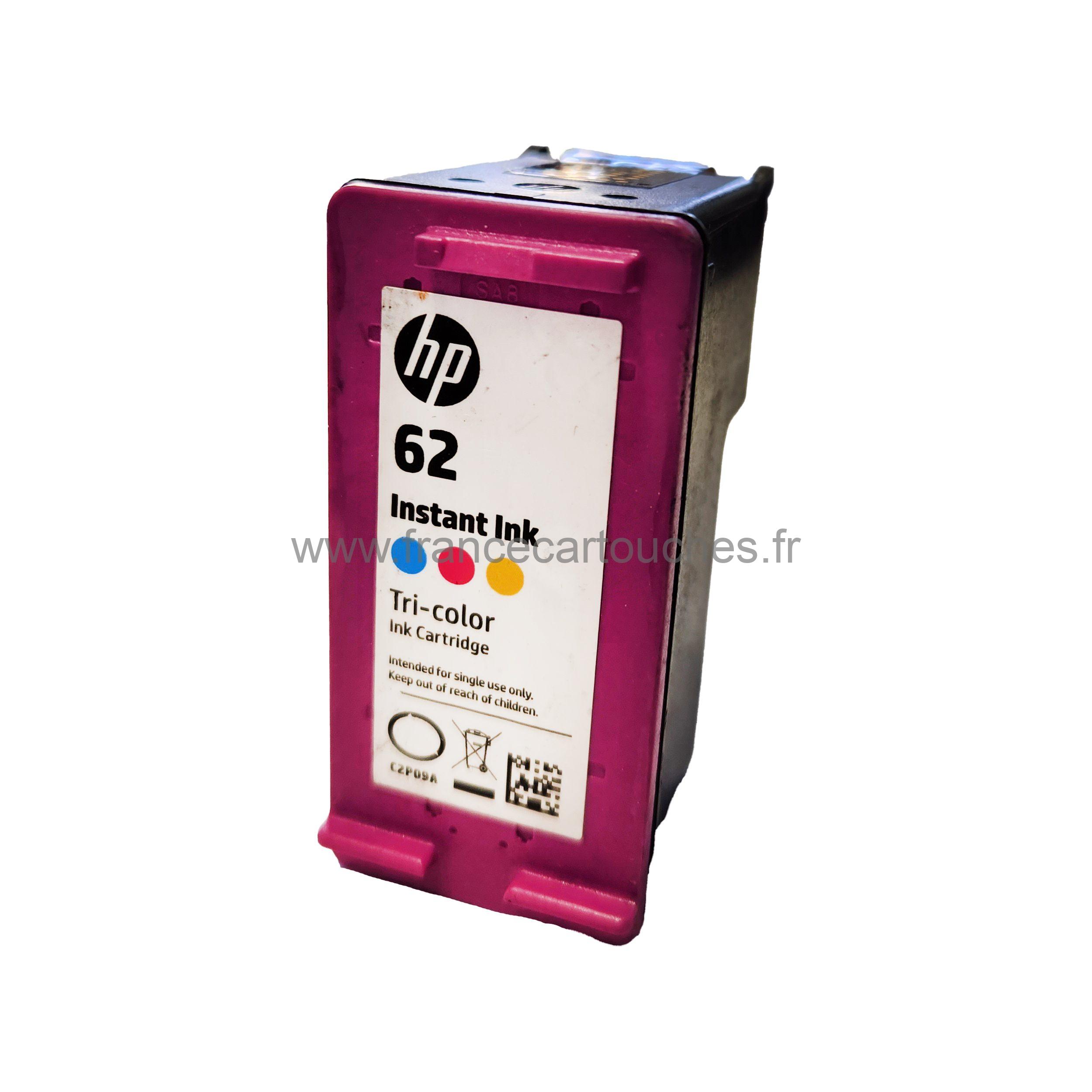 HP N°62 “longue” Instant Ink (réf HP C2P09A) – France Cartouches